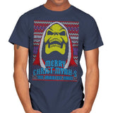 Merry Christ-Myah-s! - Ugly Holiday - Mens T-Shirts RIPT Apparel Small / Navy