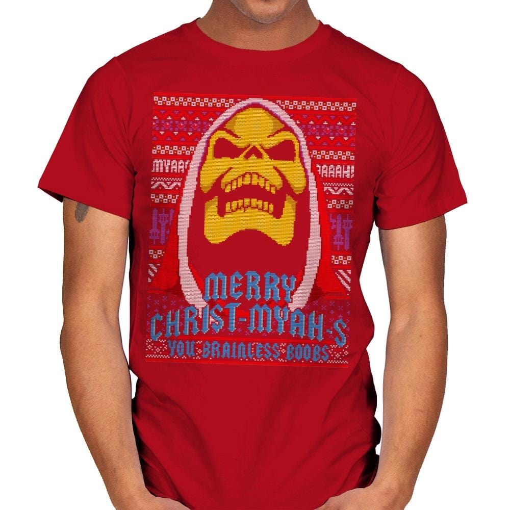 Merry Christ-Myah-s! - Ugly Holiday - Mens T-Shirts RIPT Apparel Small / Red