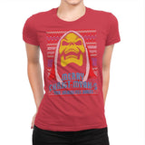 Merry Christ-Myah-s! - Ugly Holiday - Womens Premium T-Shirts RIPT Apparel Small / Red