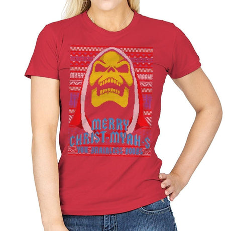Merry Christ-Myah-s! - Ugly Holiday - Womens T-Shirts RIPT Apparel Small / Red