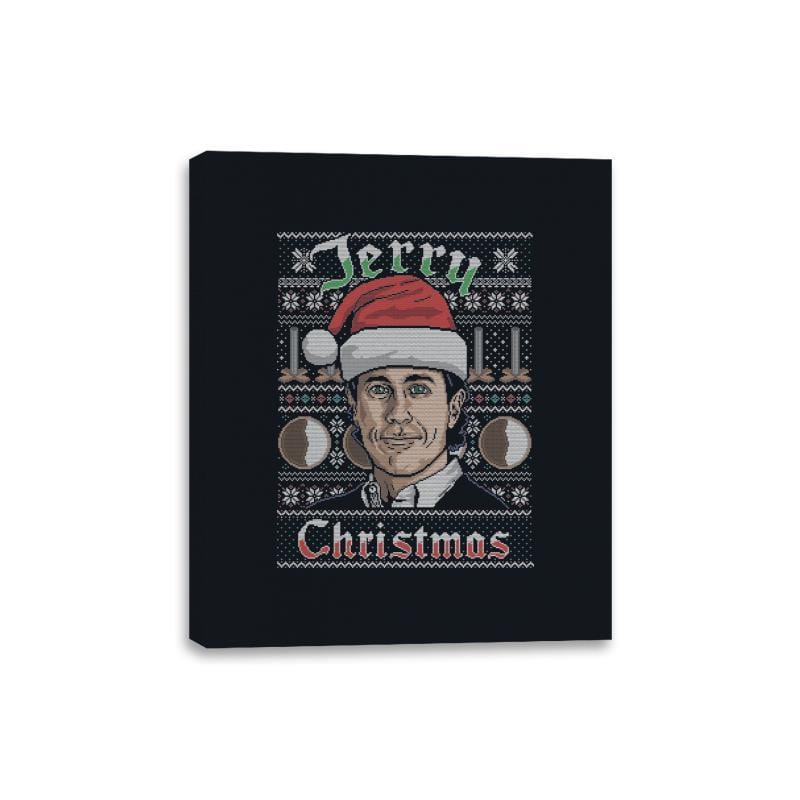 Merry Jerry Christmas - Canvas Wraps Canvas Wraps RIPT Apparel 8x10 / Black