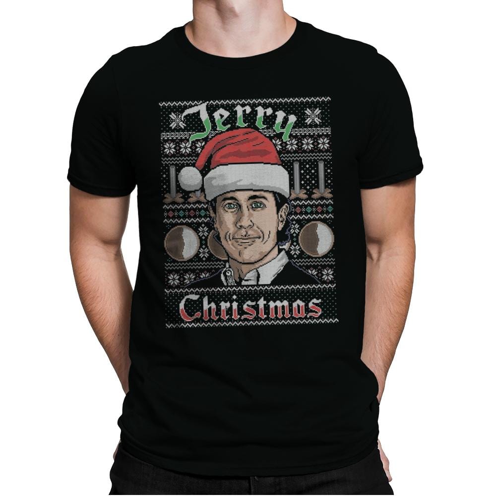 Merry Jerry Christmas - Mens Premium T-Shirts RIPT Apparel Small / Black