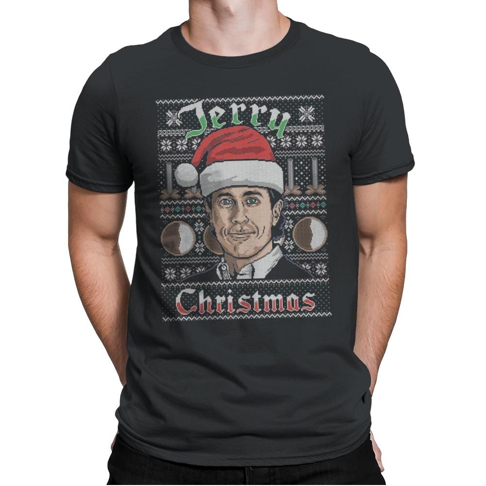 Merry Jerry Christmas - Mens Premium T-Shirts RIPT Apparel Small / Heavy Metal