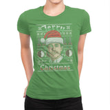 Merry Jerry Christmas - Womens Premium T-Shirts RIPT Apparel Small / Kelly