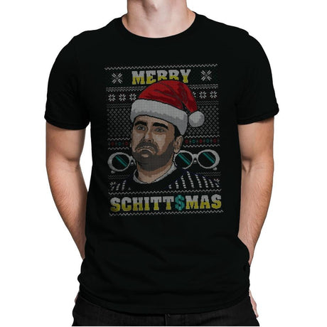 Merry Schittmas - Mens Premium T-Shirts RIPT Apparel Small / Black