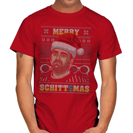 Merry Schittmas - Mens T-Shirts RIPT Apparel Small / Red