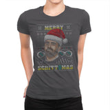 Merry Schittmas - Womens Premium T-Shirts RIPT Apparel Small / Heavy Metal