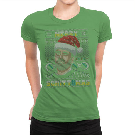 Merry Schittmas - Womens Premium T-Shirts RIPT Apparel Small / Kelly