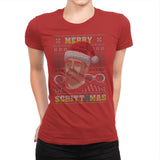 Merry Schittmas - Womens Premium T-Shirts RIPT Apparel Small / Red
