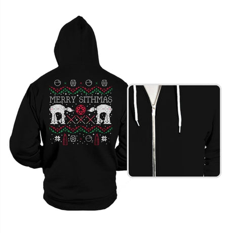 Merry Sithmas - Hoodies Hoodies RIPT Apparel Small / Black