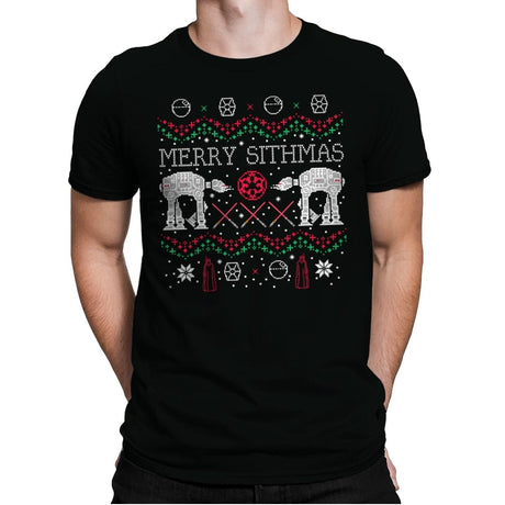 Merry Sithmas - Mens Premium T-Shirts RIPT Apparel Small / Black