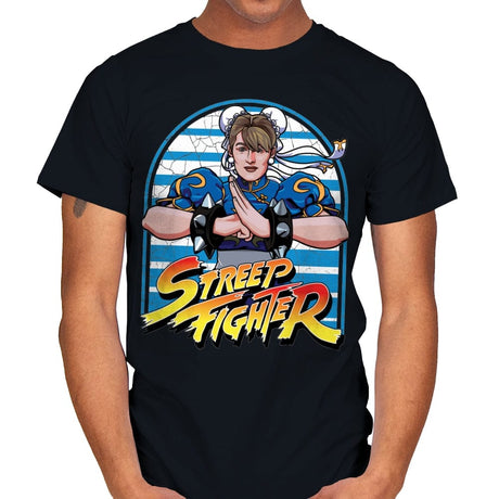 Meryl Streep Fighter - Shirt Club - Mens T-Shirts RIPT Apparel Small / Black