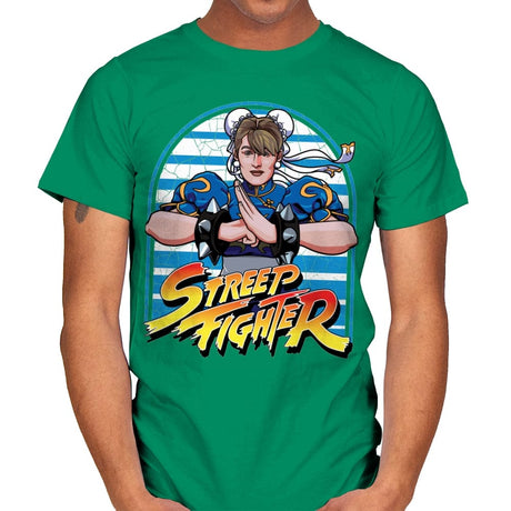 Meryl Streep Fighter - Shirt Club - Mens T-Shirts RIPT Apparel Small / Kelly