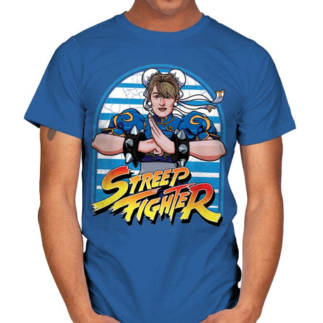 Meryl Streep Fighter - Shirt Club - Mens T-Shirts RIPT Apparel Small / Royal