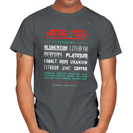 Metal Fest - Mens T-Shirts RIPT Apparel Small / Charcoal