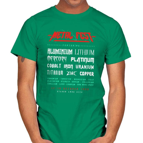 Metal Fest - Mens T-Shirts RIPT Apparel Small / Kelly Green