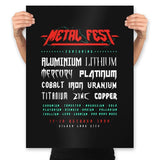 Metal Fest - Prints Posters RIPT Apparel 18x24 / Black