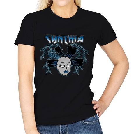 Metal Head Cynthia - Womens T-Shirts RIPT Apparel Small / Black