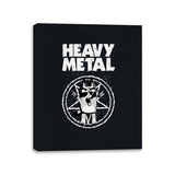 Metal Heeler - Canvas Wraps Canvas Wraps RIPT Apparel 11x14 / Black