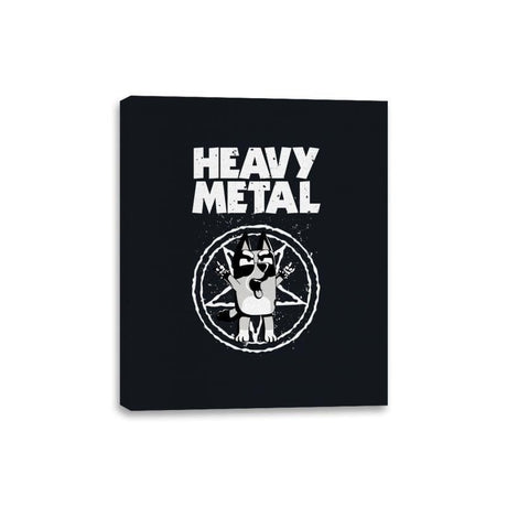 Metal Heeler - Canvas Wraps Canvas Wraps RIPT Apparel 8x10 / Black