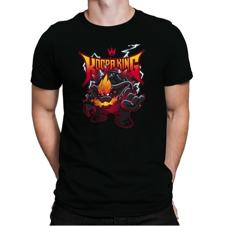Metal King - Mens Premium T-Shirts RIPT Apparel Small / Black