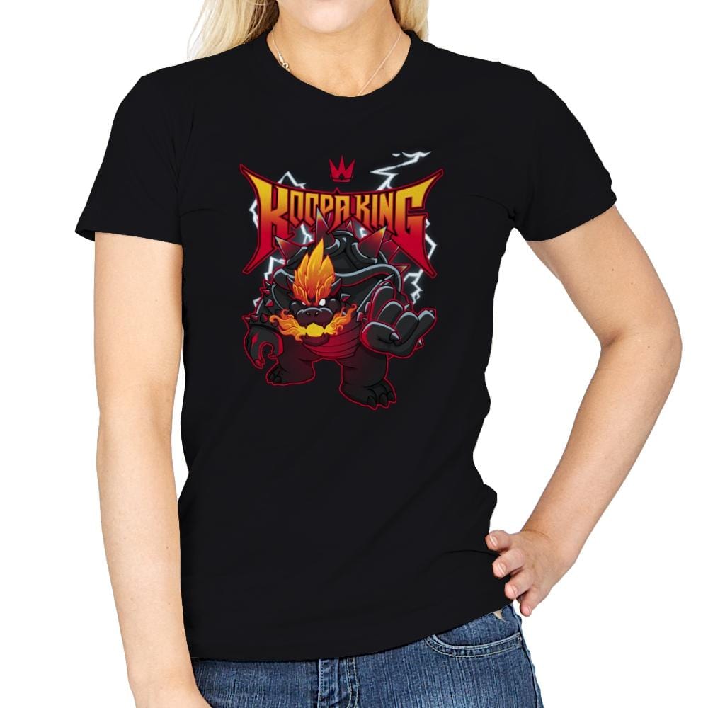 Metal King - Womens T-Shirts RIPT Apparel Small / Black