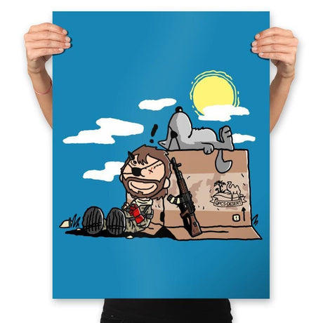 Metal PhantomNuts - Prints Posters RIPT Apparel 18x24 / Sapphire