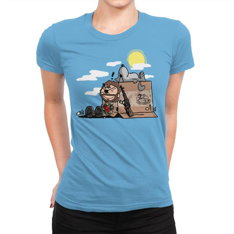 Metal PhantomNuts - Womens Premium T-Shirts RIPT Apparel Small / Turquoise