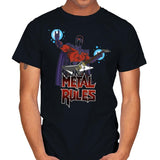 Metal Rules - Mens T-Shirts RIPT Apparel Small / Black