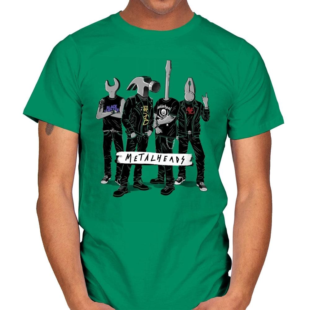 Metalheads - Mens T-Shirts RIPT Apparel Small / Kelly