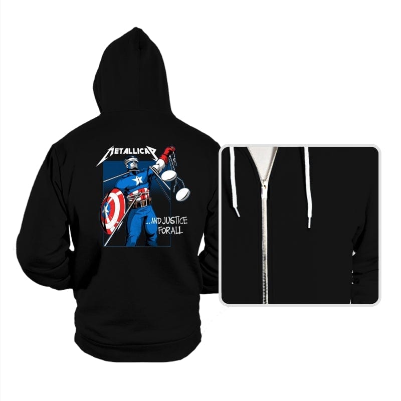 Metallicap - Hoodies Hoodies RIPT Apparel Small / Black