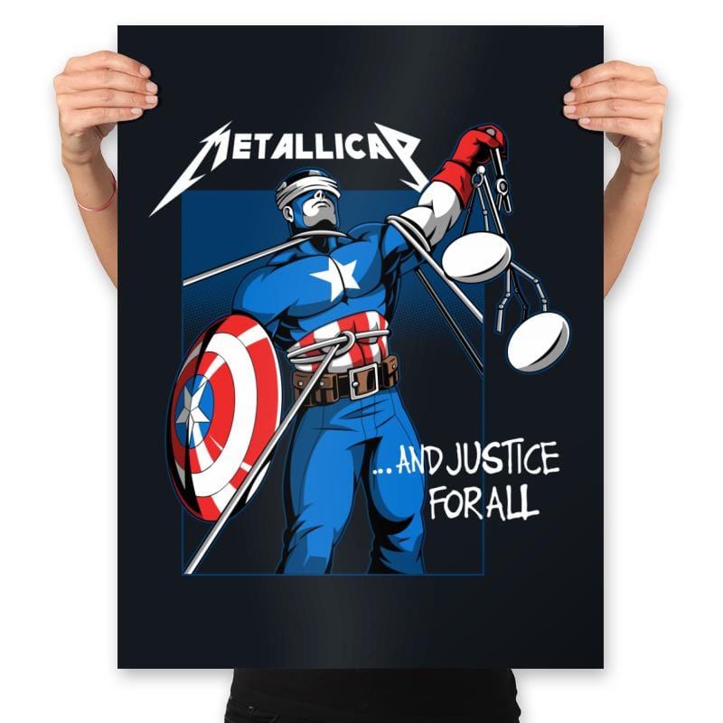 Metallicap - Prints Posters RIPT Apparel 18x24 / Black
