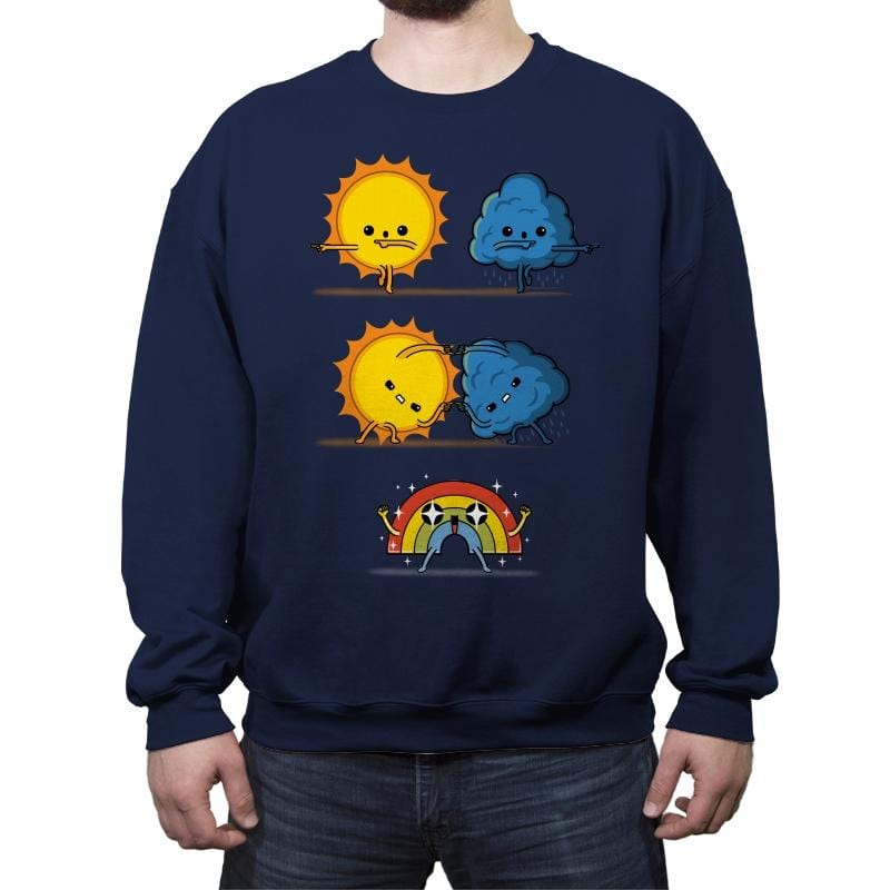Meteorological Fusion! - Crew Neck Sweatshirt Crew Neck Sweatshirt RIPT Apparel