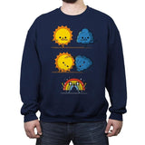 Meteorological Fusion! - Crew Neck Sweatshirt Crew Neck Sweatshirt RIPT Apparel Small / Navy