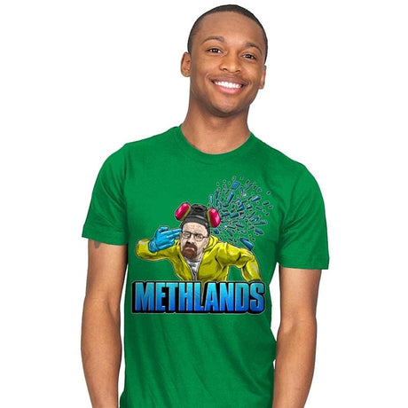 Methlands - Mens T-Shirts RIPT Apparel Small / Kelly