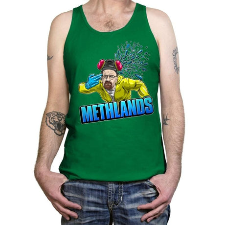 Methlands - Tanktop Tanktop RIPT Apparel X-Small / Kelly