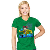 Methlands - Womens T-Shirts RIPT Apparel Small / Kelly