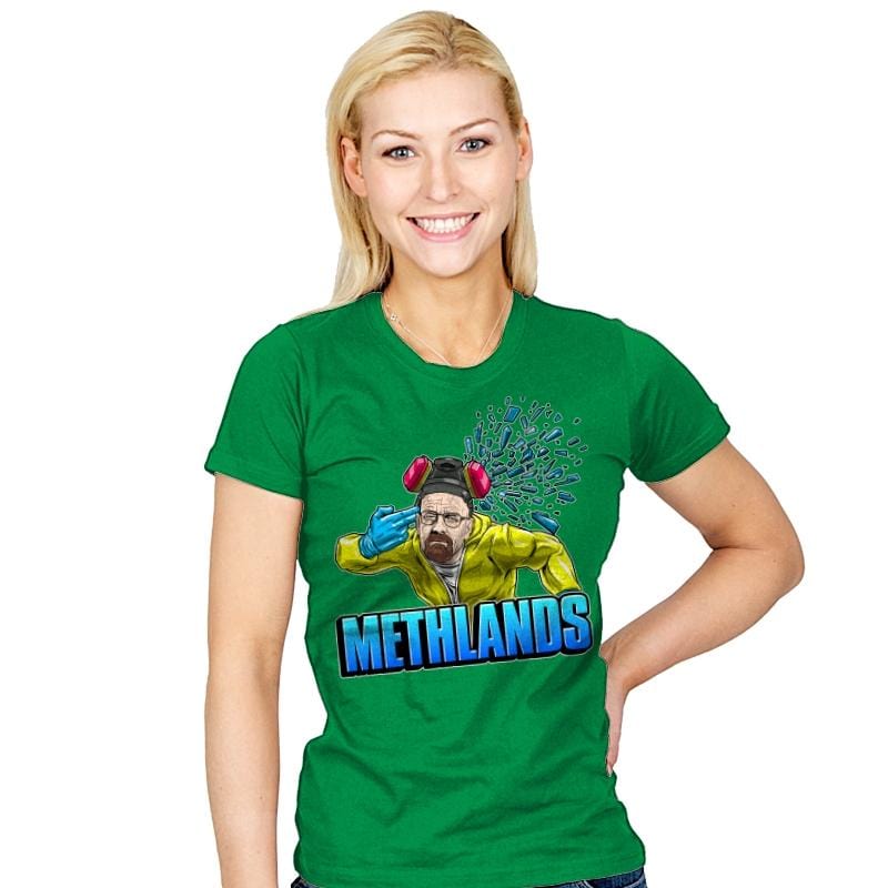 Methlands - Womens T-Shirts RIPT Apparel Small / Kelly