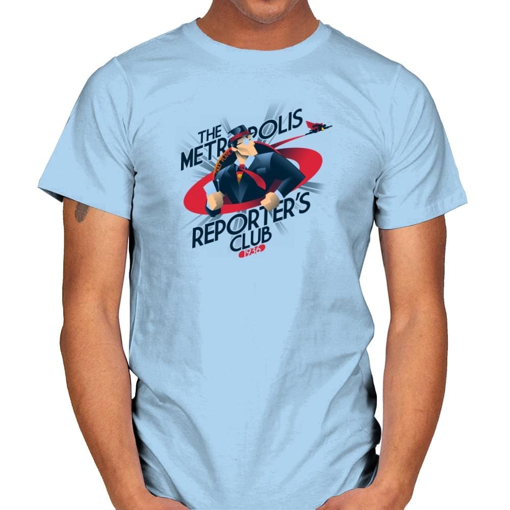Metropolis Reporter's Club Exclusive - Mens T-Shirts RIPT Apparel Small / Light Blue