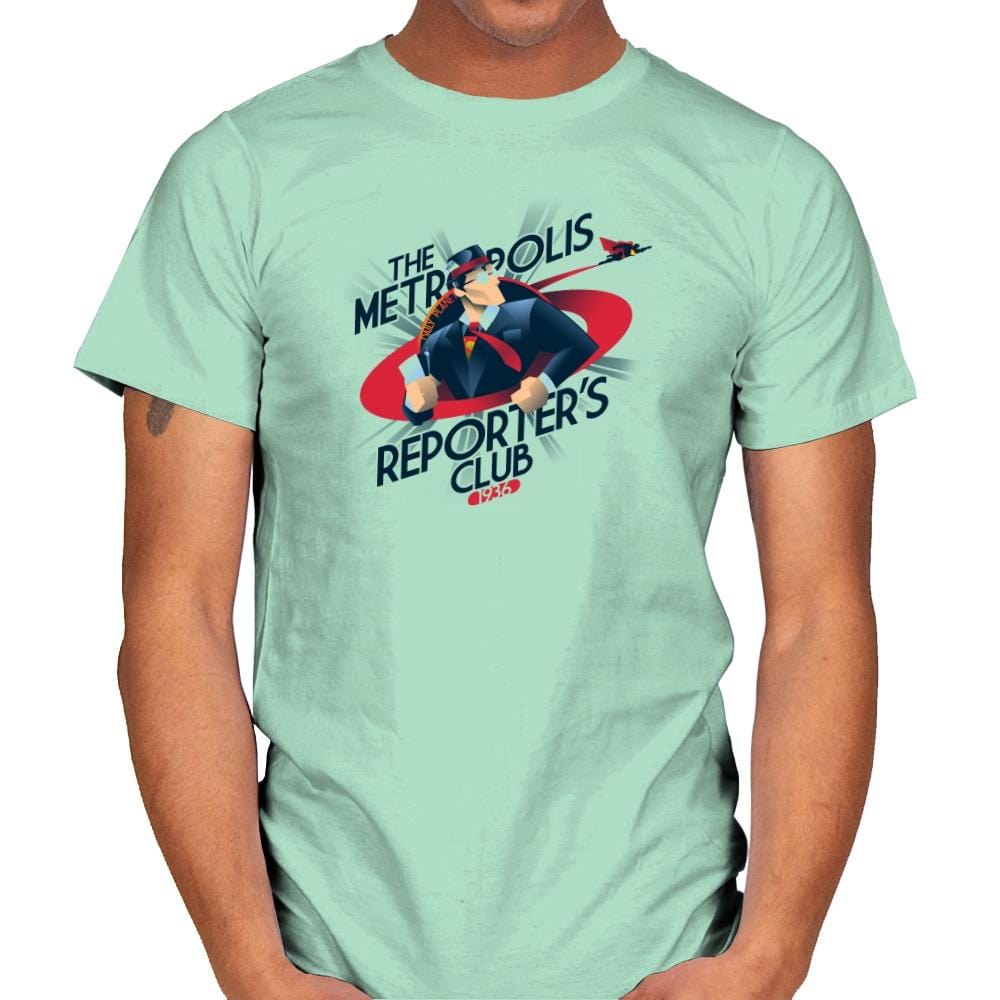 Metropolis Reporter's Club Exclusive - Mens T-Shirts RIPT Apparel Small / Mint Green