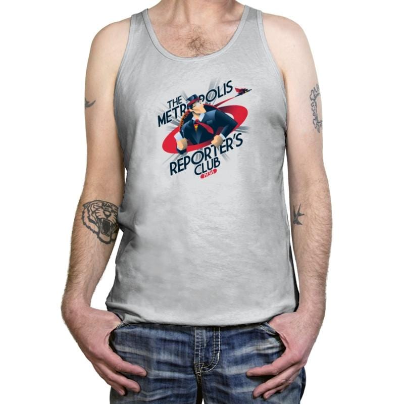 Metropolis Reporter's Club Exclusive - Tanktop Tanktop RIPT Apparel X-Small / Silver