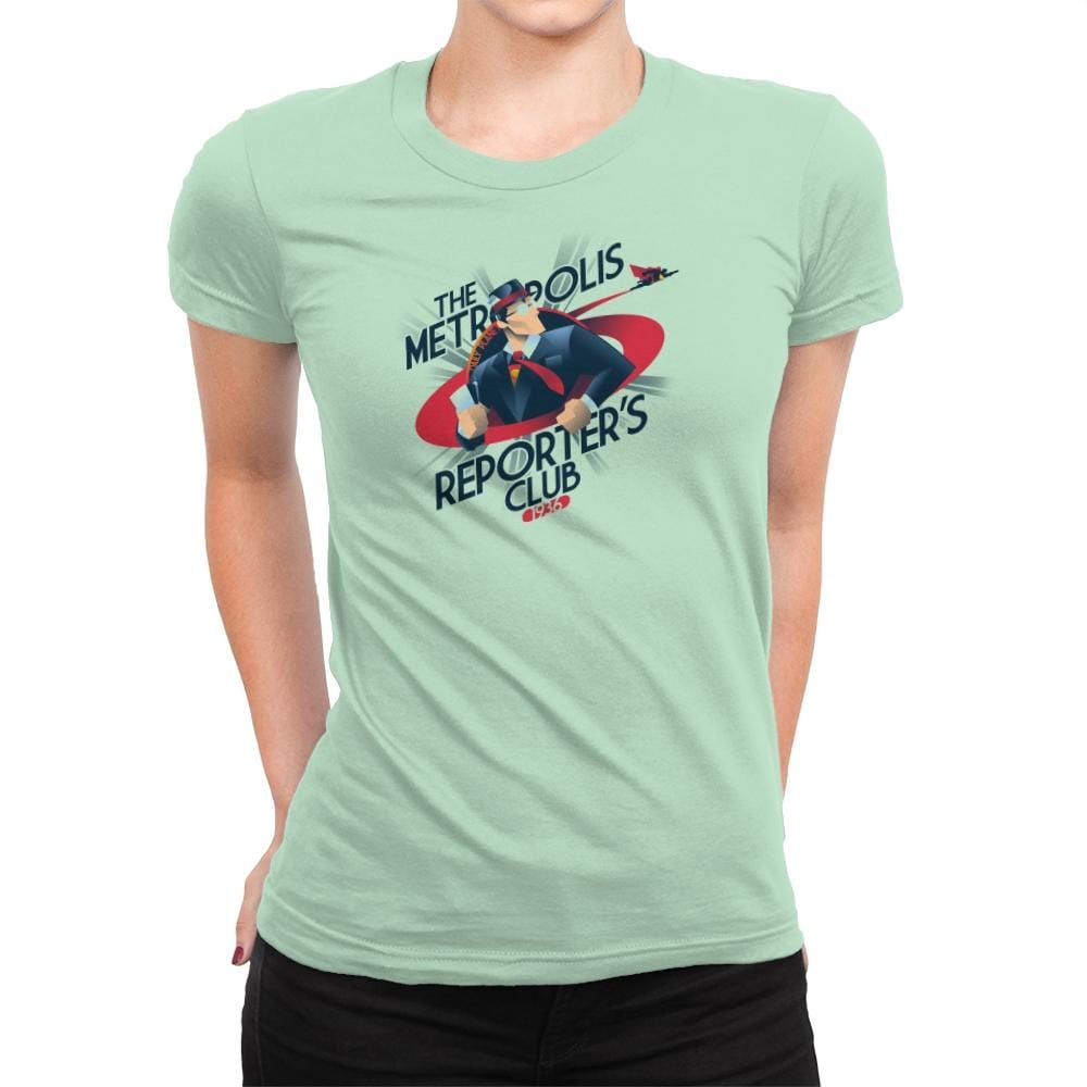 Metropolis Reporter's Club Exclusive - Womens Premium T-Shirts RIPT Apparel Small / Mint
