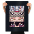 MHA Villain Eyes - Prints Posters RIPT Apparel 18x24 / Black
