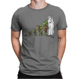 Michelangelo - Art Attack - Mens Premium T-Shirts RIPT Apparel Small / Heather Grey