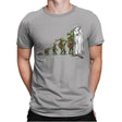 Michelangelo - Art Attack - Mens Premium T-Shirts RIPT Apparel Small / Light Grey
