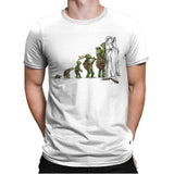 Michelangelo - Art Attack - Mens Premium T-Shirts RIPT Apparel Small / White