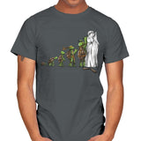 Michelangelo - Art Attack - Mens T-Shirts RIPT Apparel Small / Charcoal
