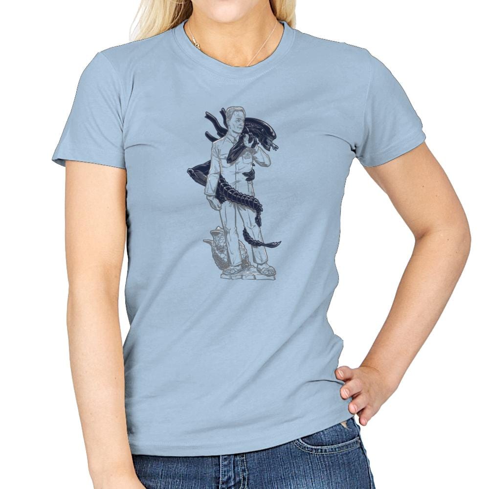 Michelangelo's Covenant Exclusive - Womens T-Shirts RIPT Apparel Small / Light Blue