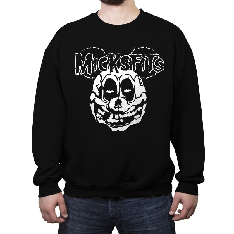 Micksfits - Crew Neck Sweatshirt Crew Neck Sweatshirt RIPT Apparel Small / Black