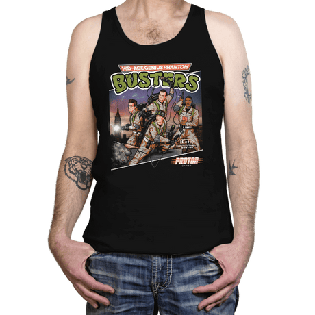 Mid-Age Genius Phantom Busters - Tanktop Tanktop RIPT Apparel